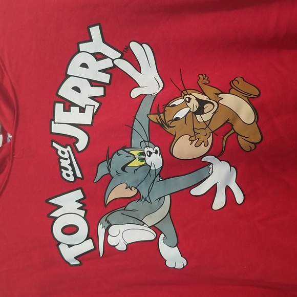 Tom and Jerry Red Hoodie White Strings - Picture 4 of 6